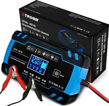 АВТОМАТИЧЕСКИЙ ВЫПРЯМИТЕЛЬ С ФУНКЦИЕЙ РЕМОНТА 12В 24В АККУМУЛЯТОРНЫЙ ВЫПРЯМИТЕЛЬ