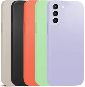 ETUI DO SAMSUNG S21 FE SILIKON KOLOR SOFT + SZKŁO