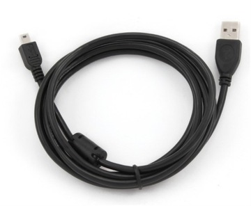 Kabel miniUSB 2.0 CANON 5pin 0.3m czarny