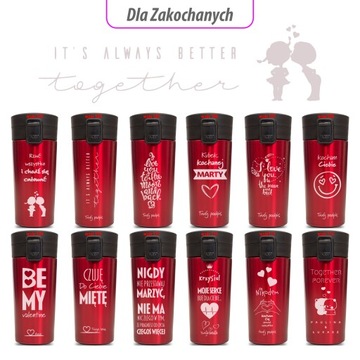 Супертермальная кружка Термос С ГРАВИРОВКОЙ День святого Валентина