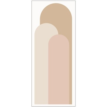 Naklejka ścienna Peel tapeta z PVC półkole naklejk