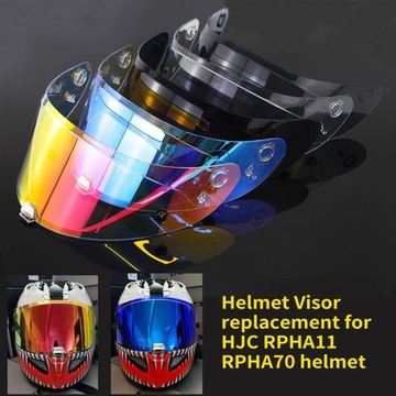 Hełm motocyklowy Visor Motorcycle Twarz Wymienne Hełm HJC RPHA70 BN