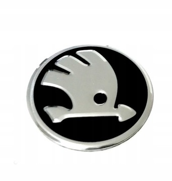 SKODA EMBLEMAT ZNACZEK LOGO 42mm NA KIEROWNICĘ