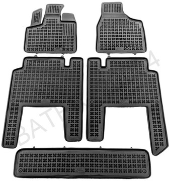 Chrysler Grand Voyager V 2007-2016 dywaniki gumowe czarne Rezaw-Plast