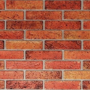 Panel Ścienny PCV 3D Czerwona Cegła Retro Brick