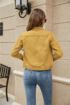 Women's Denim Jackets Fashion Female Casual Long S