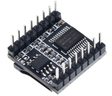 342 Мини MP3 WMA WAV плеер TF-16P DFPlayer micro SD STM32 AVR Arduino