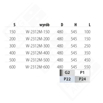 Kosz cargo dolne cichy domyk 15 2P NOMET srebrny