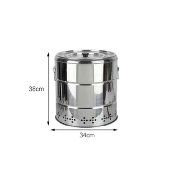 Подвесной гриль Портативное кухонное оборудование Бочка для барбекю Ведро для барбекю S