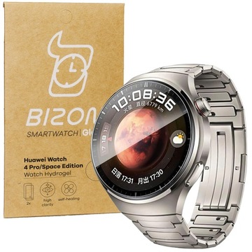 Folia na ekran Bizon do Huawei Watch 4 Pro / 4 Pro Space Edition, 2 sztuki