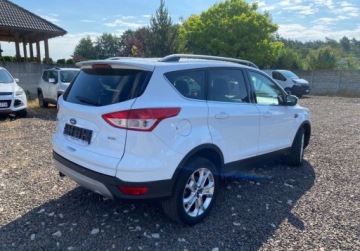 Ford Kuga II SUV 1.5 EcoBoost 150KM 2015 Ford Kuga 1.5B 150KM stan idealny bezwypadkowy Titanium 1.5 Benzyna 150KM, zdjęcie 4