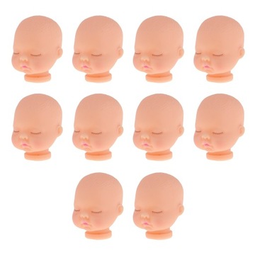 10 штук кукольных голов Спящая 10шт Голова