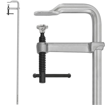 ŚCISK ŚLUSARSKI 400x120 KUTY F STALOWY STOLARSKI SPAWALNICZY ZACISK