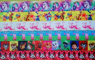 Zestaw 11 wstążka rypsowa Mickey Miki Disney