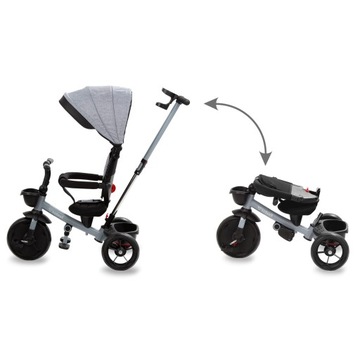 Трехколесный велосипед AXEL Titanium Grey - Kidwell