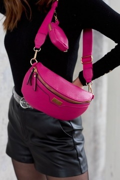 НАСТЕННАЯ СУМКА КРЕСТОВАЯ ПУРПУРНО-РОЗОВАЯ