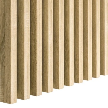 LAMELE ŚCIENNE DREWNIANE 3D DĄB SONOMA SLIM | 1szt