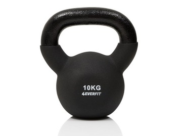 4EVERFIT Kettlebell 10kg Odważnik Hantel Żeliwny