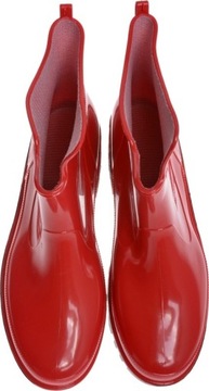 БОТИНКИ ЖЕНСКИЕ РЕЗИНОВЫЕ ПОЛЬСКИЕ красные 36