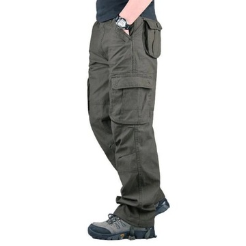 Handsome men's pants overalls cargo pants men loos