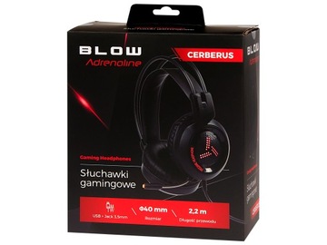 SŁUCHAWKI GAMINGOWE DLA GRACZY LED + MIKROFON