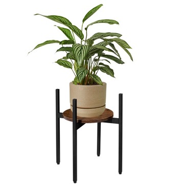 ПОДСТАВКА ДЛЯ ЦВЕТОВ МЕТАЛЛ ПОДСТАВКА ДЛЯ ЦВЕТОВ РУСТИК ДУБ ЛОФТ 40 см