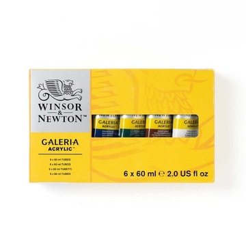 Zestaw farb akrylowych GALERIA W&N 6x60ml