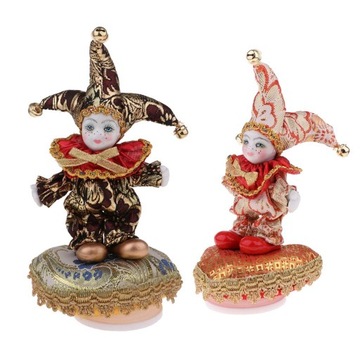 2pcs Traditional Porcelain Doll Music Box