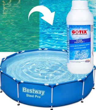 Антиглон Сильное средство против водорослей в бассейне Jacuzzi SPA Algae Chemicals 1л