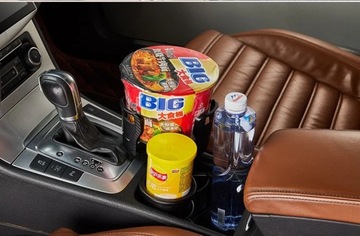 Вращающийся на 360 градусов подстаканник 2 в 1 установлен