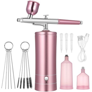 1 zestaw bezprzewodowego zestawu aerografu Airbrush