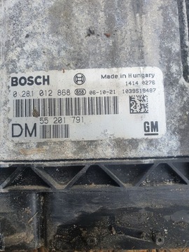 JEDNOTKA MOTORU OPEL VECTRA C 1,9 CDTI 0281012868