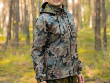 Куртка SOFTSHELL Camo WATERPROOF с капюшоном, размер 4XL