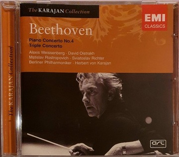 Beethoven Piano Concerto No.4 Triple Concerto Weissenberg OistrakhEX CD Irl