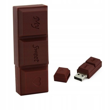 PENDRIVE USB SZYBKI FLASH DRIVE ULTRA PAMIĘĆ ZAWIESZKA PEN CZEKOLADA 32GB