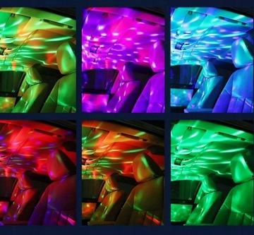 МИНИ-ДИСКОШАР LED DISCO RGB USB ПРОЕКТОР ЦВЕТНАЯ ЛАМПА ДЛЯ ВЕЧЕРИНКИ