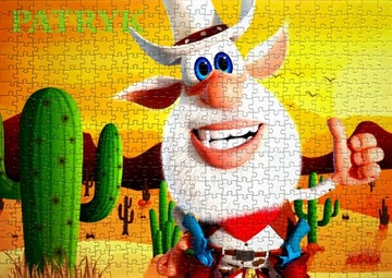 PUZZLE z motywem BOOBA + IMIĘ DZIECKA GRATIS 35 EL
