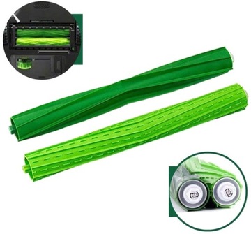 4x ЩЕТКИ РЕЗИНОВЫЕ ВАЛИКИ ДЛЯ РОБОТА-УБОРКИ iROBOT ROOMBA S9 S9+