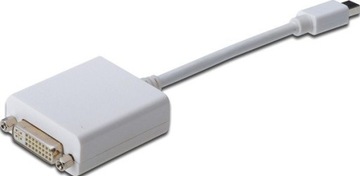Кабель-переходник miniDisplayPort 1.1a Тип miniDP/DVI-I (24+5), M/F белый 0,15 м