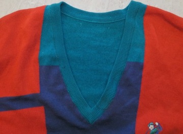 Burberry vintage sweter wełniany XL