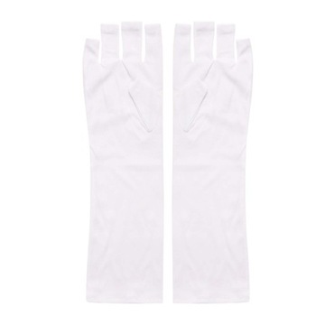 2x Rękawiczki bez palców ochronne, długie