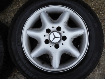 4× DISK HLINÍK MERCEDES-BENZ OE W124 6.0" X 15" 5X112 ET 31