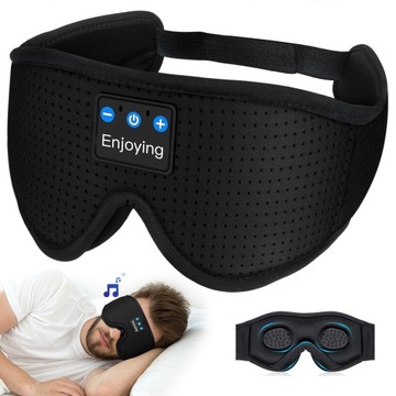 Opaska na oczy do spania 3D słuchawki bluetooth