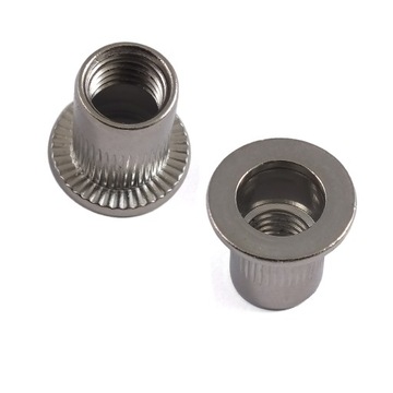 Nitonakrętka, kołnierz, INOX A2, M5x12mm, 10 sztuk