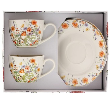 DUO KOMPLET 2 FILIZANEK ESPRESSO 90 ML WILD BIRD
