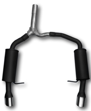 TLUMIČ KONCOVKA VÝFUK LET Y-PIPE FORD MONDEO S-MAX MK4 90MM