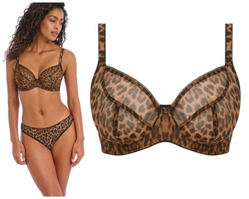 30FF / 65H Freya Wild Side leopard biustonosz soft plunge