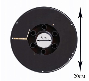 PLA нить 1,75мм серебро 1кг Plast-Spaw