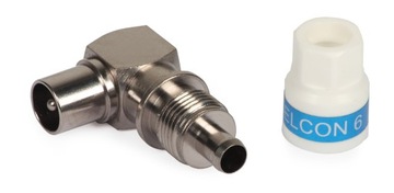 Угловая ТВ-вилка IEC CABELCON для RG-6/Triset Self-Insta