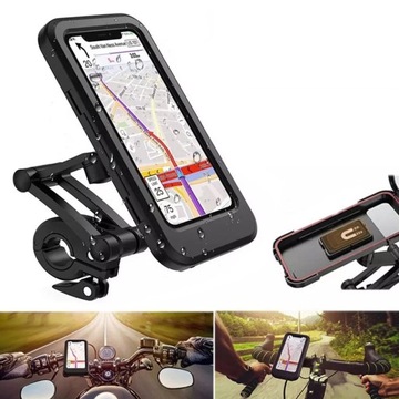 ДЕРЖАТЕЛЬ ДЛЯ ТЕЛЕФОНА ДЛЯ ВЕЛОСИПЕДА, МОТОЦИКЛА, Водонепроницаемый КЕЙС, УНИВЕРСАЛЬНЫЙ